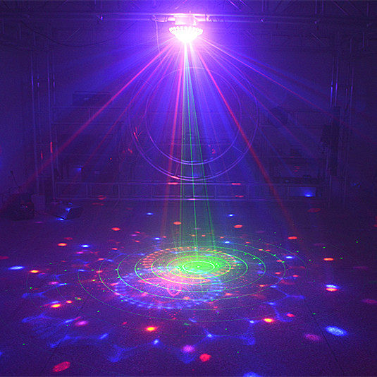 彩灯KTV酒吧闪光灯蹦迪家用舞台卧室房间装饰声控生日布置七彩灯