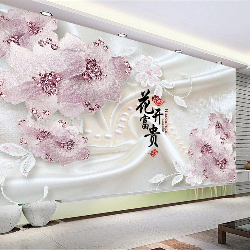 5d钻石画2023年新款满钻花开富贵牡丹大幅客厅粘点贴砖水晶十字绣