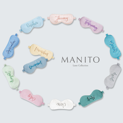 MANITO/曼尼陀Lune蚕丝十二月份真丝遮光眼罩睡眠舒适