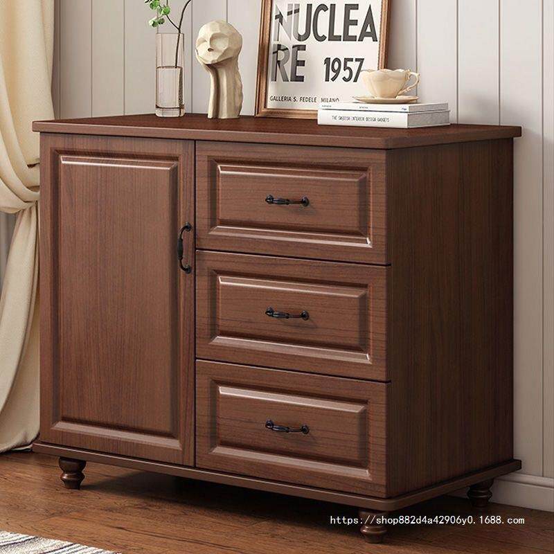 美式五斗柜抽屉式收纳柜现代简约小户型储物柜客厅立柜靠墙抽屉柜