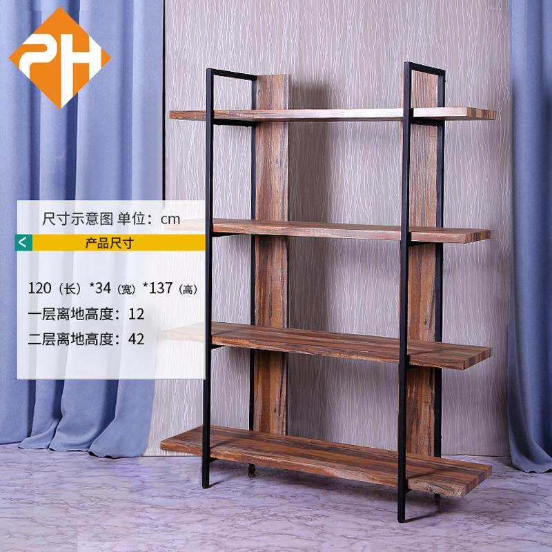 落地置物架木制四层多功能卧室收纳书架一字隔板创意组合置物架