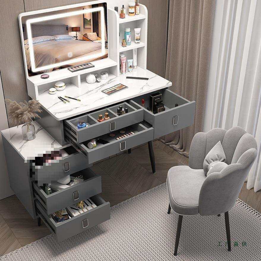 轻奢新款梳妆台卧室现代简约小型少女化妆台床头柜书桌一体化妆桌,电子元器件市场,其它元器件,淘宝优惠券,粉丝福利购,淘宝优惠卷