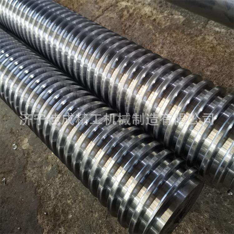 加工大型梯形丝杠机床升降传动丝杆大直径大导程Tr80Tr100左右旋