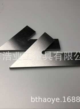 平口45度角尺 150x100 20宽 5mm厚 测量面手工研磨 DIN875/2标准