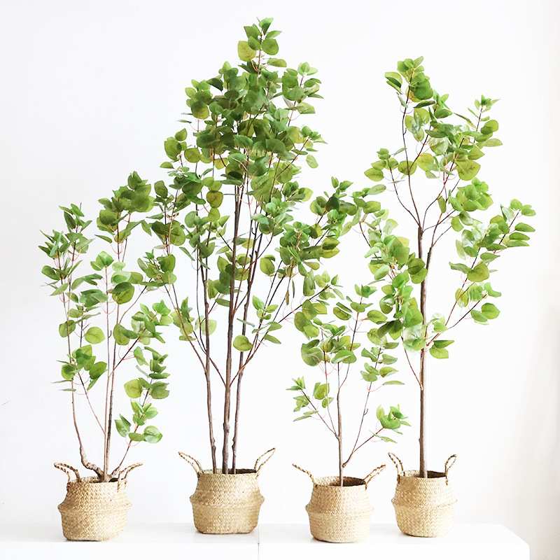 仿真绿植高端轻奢植物红叶子树室内造景装饰大型仿生盆栽落地摆件
