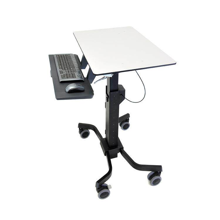 爱格升Ergotron24-220-055移动电脑推车升降办公桌移动学习桌