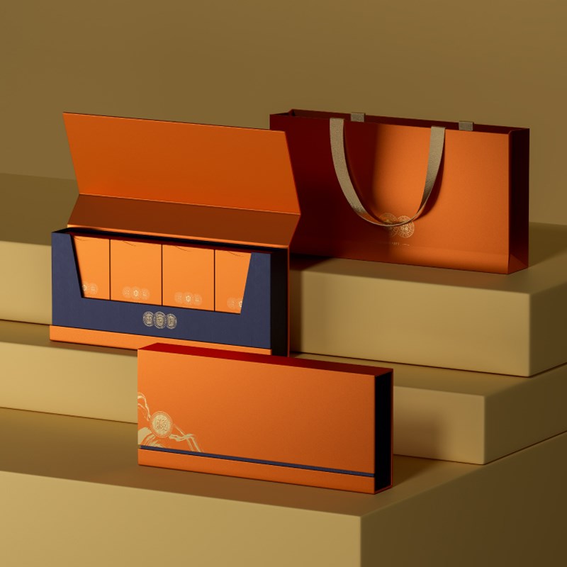 通宇福鼎白茶普洱20泡饼干茶空盒茶叶盒白牡丹方块方片茶包装礼盒