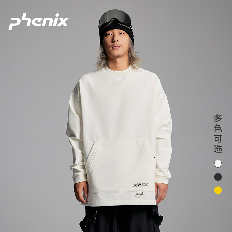 phenix菲尼克斯X-niX男女款防泼水滑雪卫衣户外宽松版圆领套头衫