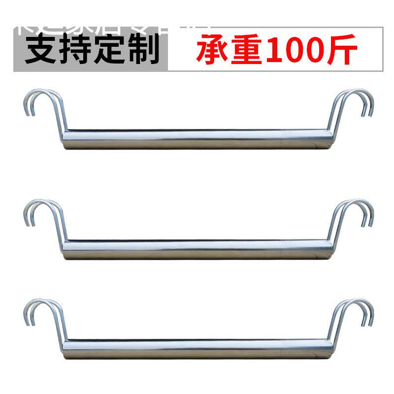 简易钢管衣柜挂衣杆裤架定制电动晾衣架横杆魔片树脂衣橱金属挂钩