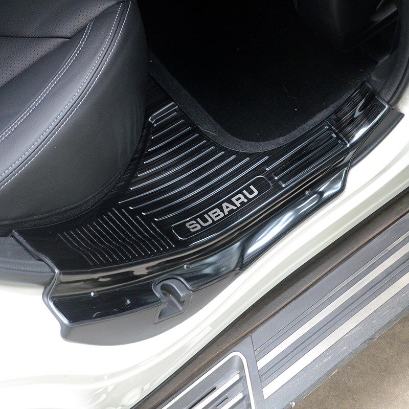 适用19-24款斯巴鲁森林人改装迎宾踏板森林人门槛条后护板脚踏板