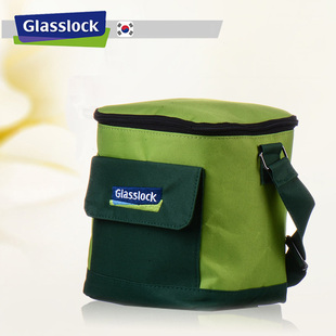 Glasslock保温饭盒包便当包男土女土手拎包手提便携袋子带拉链包