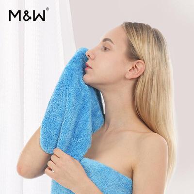 9WO蜗品mw脸微丝F76T9HHM开纤纱亲肤柔软洗童小面巾儿A类不掉毛吸