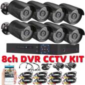 8装 路控79274套00万像素监控套装 2监控设备监安防工程2MP