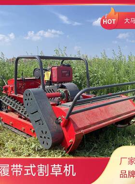 柴油控刀式割草机全自动除草甩设备履带式遥果园花园割ROZ草机