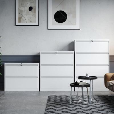 卡箱挂劳柜铁皮文件柜资料柜办公4AFC二四宽HSX-2212斗抽屉带锁档