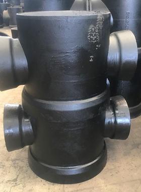 承插双承四通件球墨qmst001铸铁四通供十字口管全承插或法兰接水