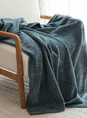 雪尼针织沙发装饰盖毯THROW编织毛毯纯色款跨尔新现境PL1803货工
