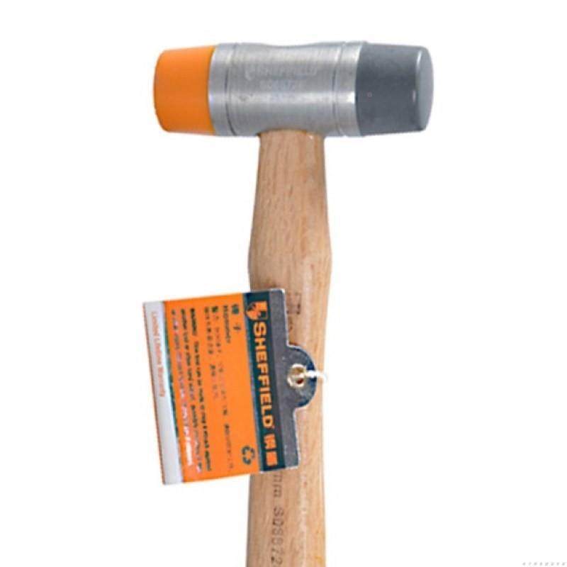 HEFFIELD/钢S盾S8872AL6568582木0柄安锤装橡胶锤子橡皮锤尼龙锤
