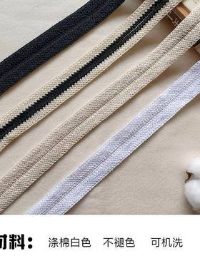 对包边带家纺c地AL669719折毯服米色本白色2cm2.5m3cm人字棉全包