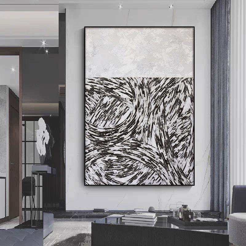 现代简约小众工业风黑白抽象线条拼接挂画客厅沙发背景办公装饰画,鲜花速递/花卉仿真/绿植园艺,割草机/草坪机,淘宝优惠券,粉丝福利购,淘宝优惠卷