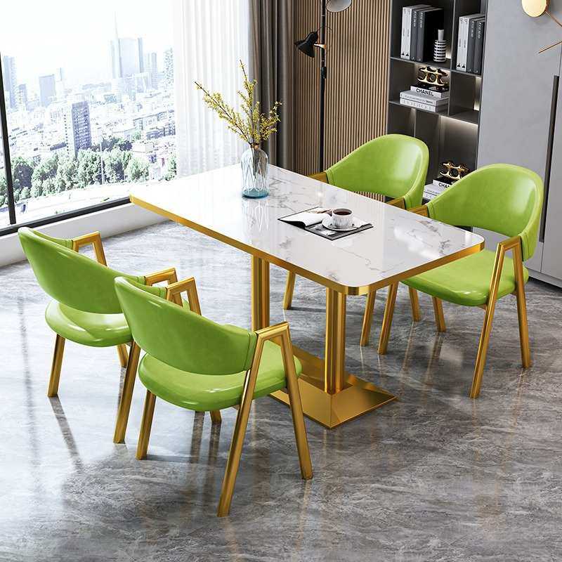 网红轻奢洽谈会客桌椅组合快餐店奶茶甜品店咖啡店铺接待长方桌子,3C数码配件,USB灯,淘宝优惠券,粉丝福利购,淘宝优惠卷