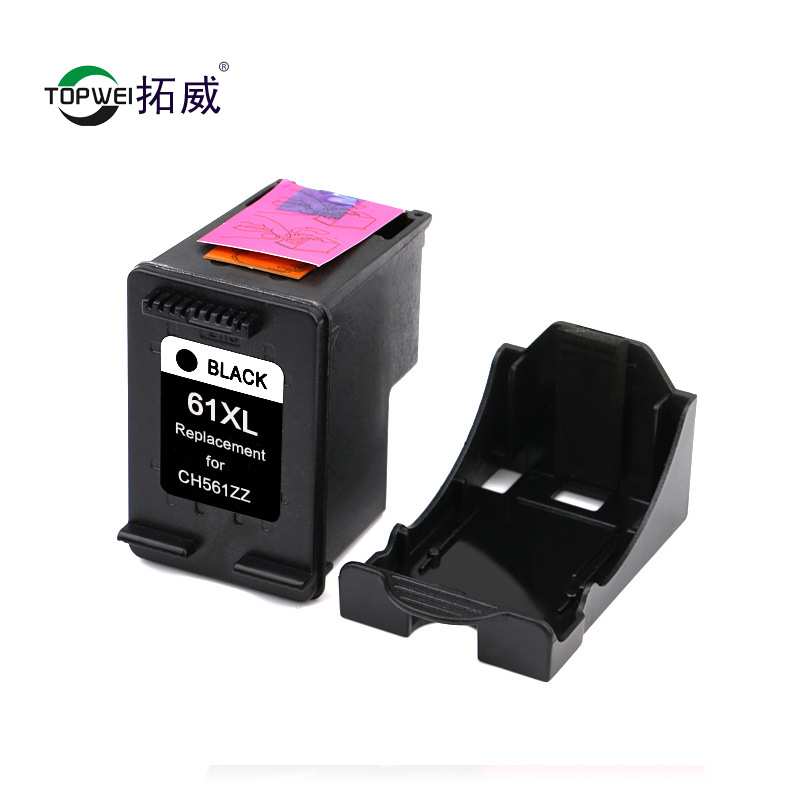 拓威兼容HP61xl墨盒显墨量100010502000打印机墨盒61易加墨大容量