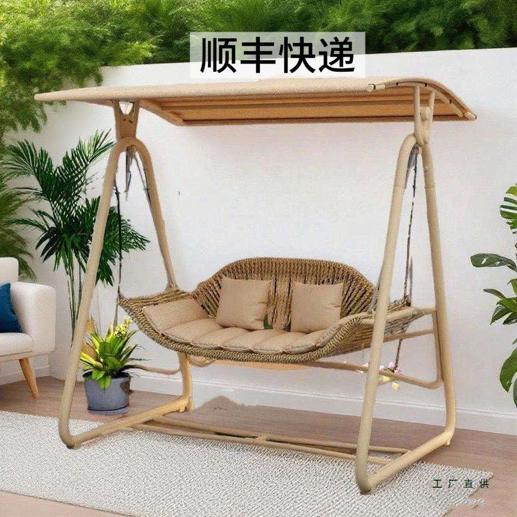 秋千户外庭院摇篮懒人吊椅别墅花园阳台休闲成人网红秋千双人摇椅