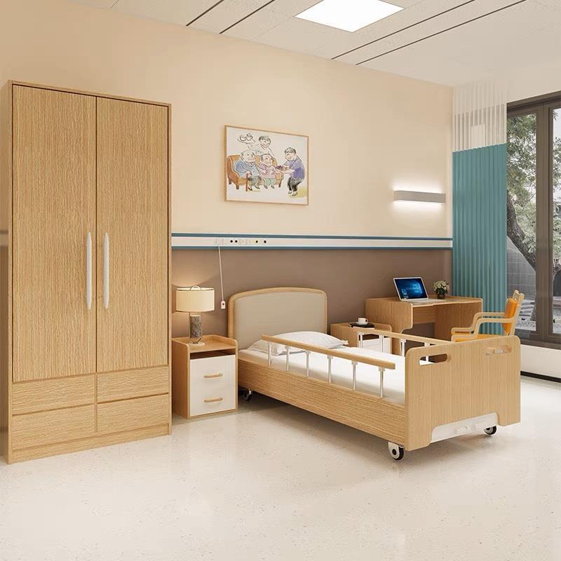 定制适老化敬老院自理床社区康养养老机构实木单人护理床全屋家
