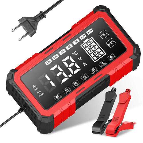 12V24V16A 磷酸铁锂铅酸蓄电池 汽车电充电器 12V充电器