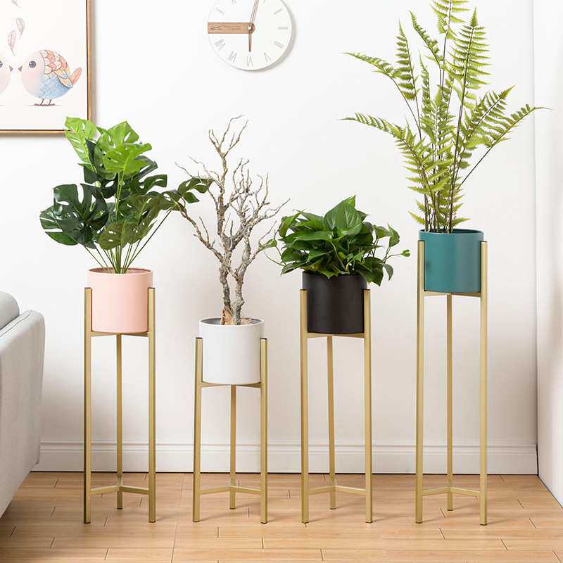 落地式多层花架置物架客厅室内花盆架铁艺阳台装饰庭院绿植花架子