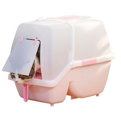 爱丽思猫砂盆全封闭猫厕所特大号封闭式猫屎盆防外溅防臭猫沙泉熔