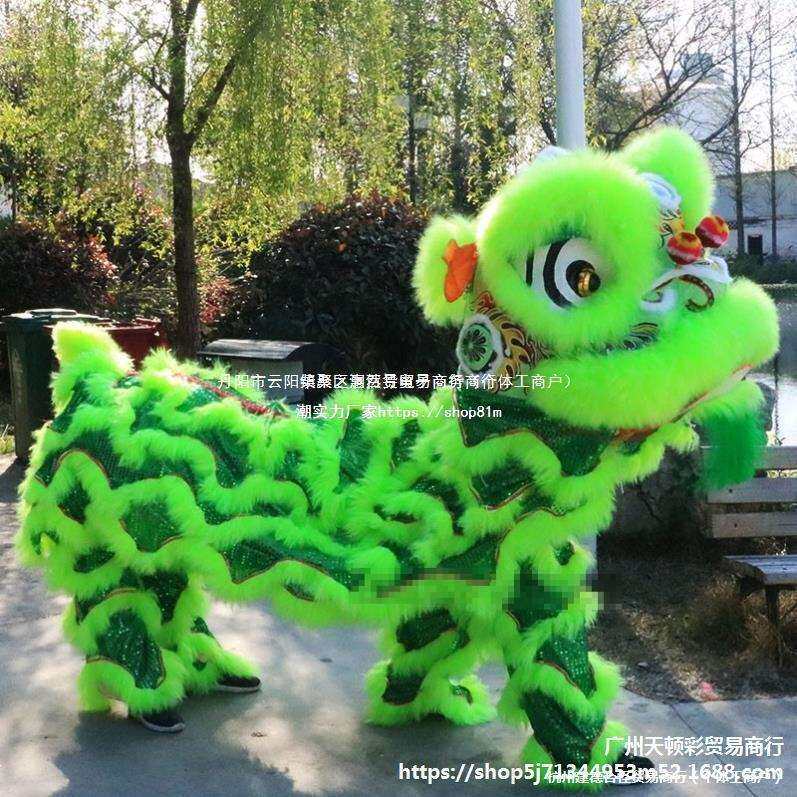 成人舞狮道具整套舞狮子佛山舞狮醒狮用品南狮醒狮头全套双人单人