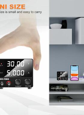 快取SPS-F305可调直流稳压电源迷你款跨境稳压电源30V5A稳压器外