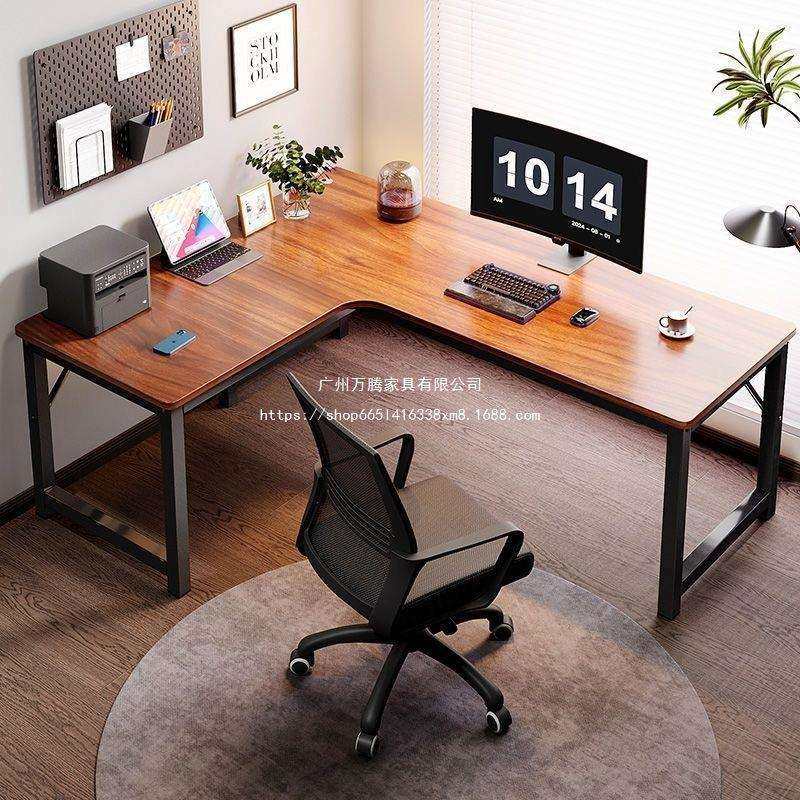 万腾盛邦荣转角桌子双人书桌电竞桌办公桌书架电脑桌台式家用万腾,电子元器件市场,其它元器件,淘宝优惠券,粉丝福利购,淘宝优惠卷