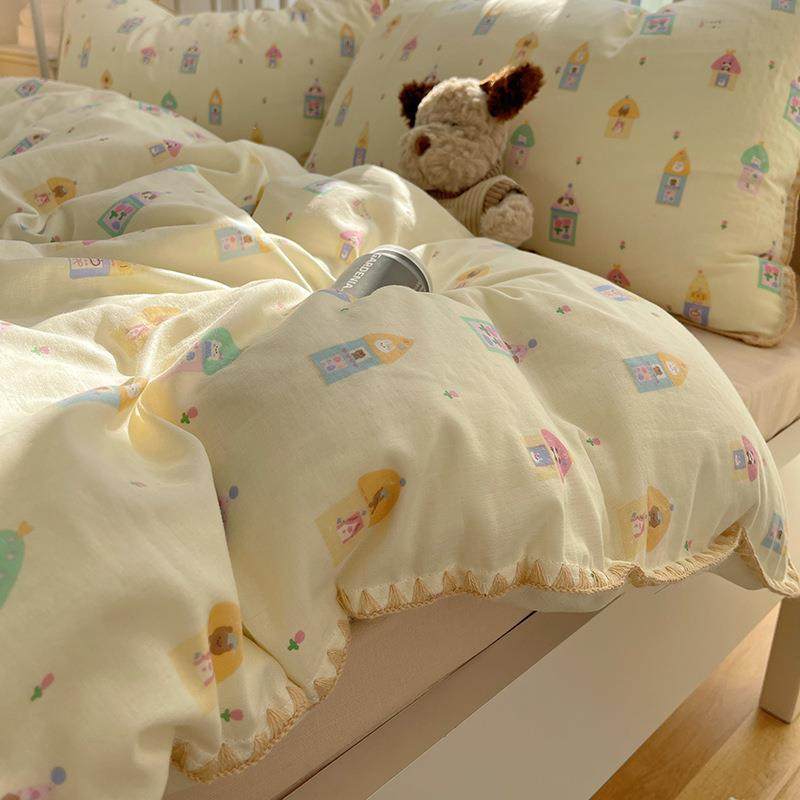 A类母婴全棉双层纱三角针四件套超柔纯棉床单被套儿童1.2床三件套,玩具/童车/益智/积木/模型,毛绒/玩偶/公仔/布艺类玩具,淘宝优惠券,粉丝福利购,淘宝优惠卷