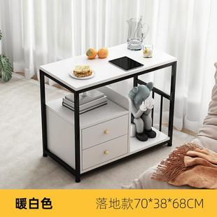 边几客厅移动边柜带轮小茶台茶水柜沙发侧边柜阳台桌子茶几