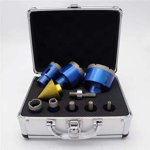 M14钎焊开孔器50mm倒角器套装金刚石石材瓷砖打孔角磨机钻头跨境