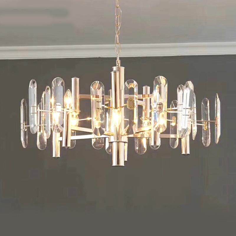 北欧吊灯后现代简约创意餐厅个性诗远米兰时尚软装水晶别墅客厅灯