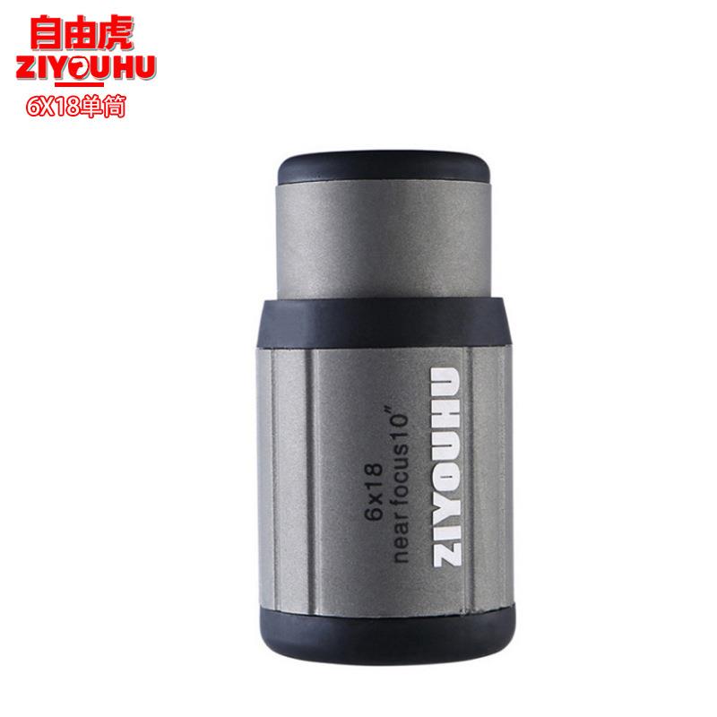 ZIYOUHU袖珍微型单筒望远镜6X18超迷你便携户外望远成人儿童用