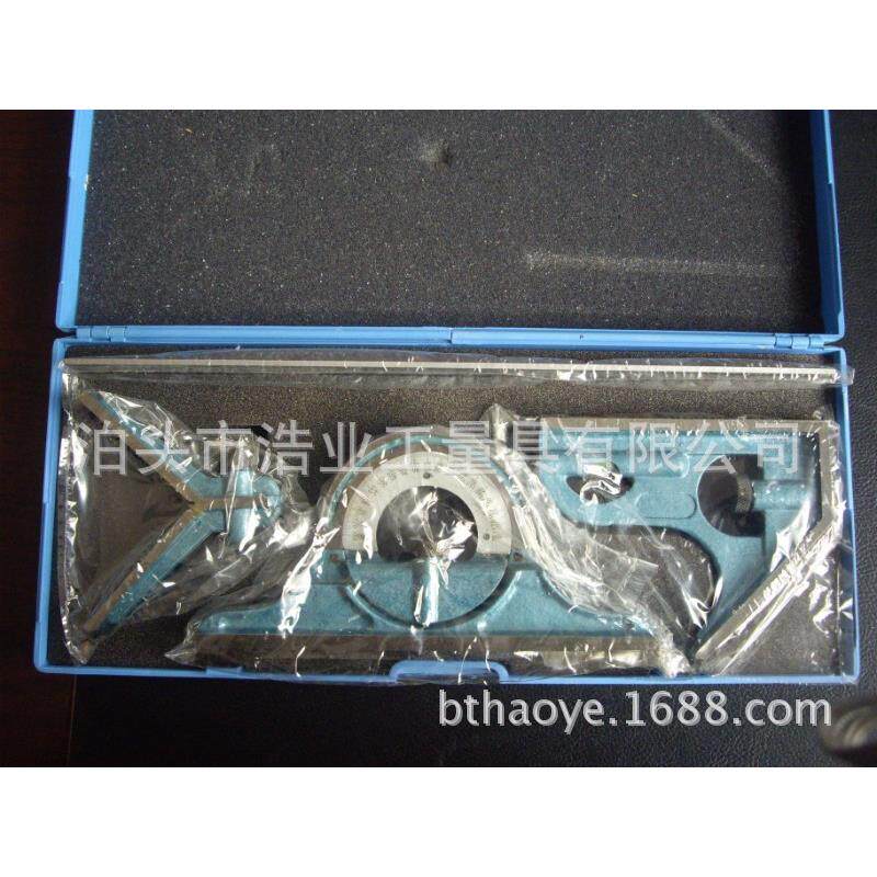 组合角度尺0-180度角度尺180度量角器木工角尺组合角度尺