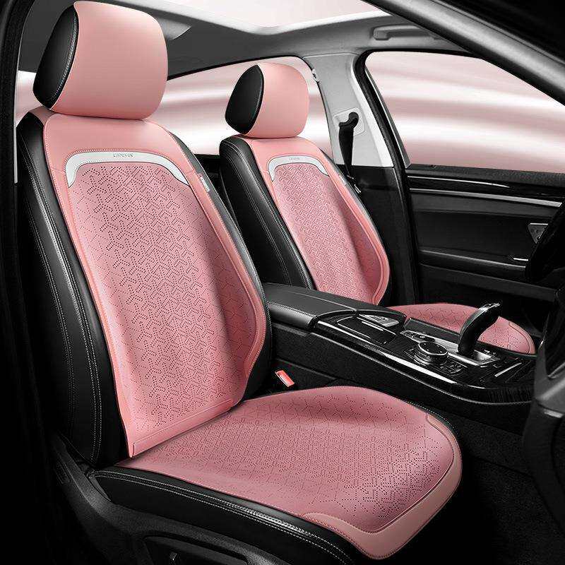 翻毛皮汽车坐垫夏季超薄透气四季通用座椅垫免捆绑高档座垫车座套