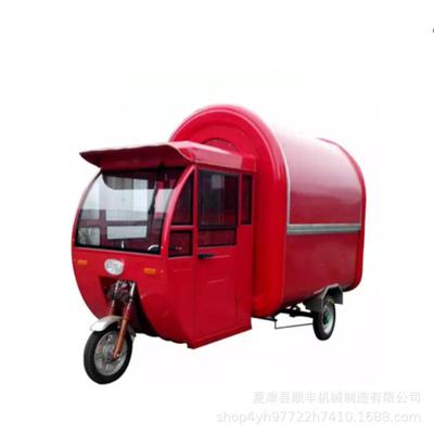 小吃车手推车多功能流动三轮冰粉早餐摆摊设备快餐炸串美食餐车