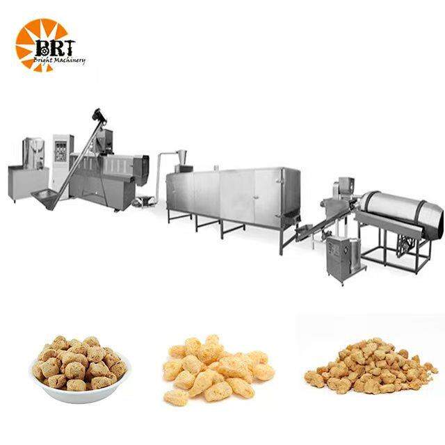 仿荤素肉蛋白生产设备组织蛋白块状植物拉丝蛋白生产线挤压机设备