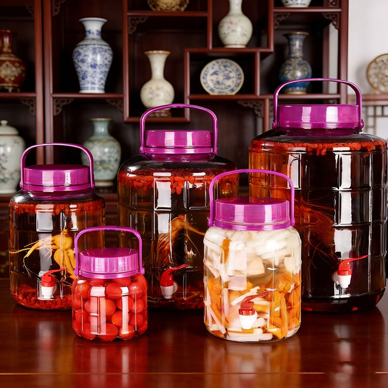 泡酒玻璃瓶酒坛子食品级酿酒专用罐子腌菜罐泡菜坛子家用药酒瓶,厨房/烹饪用具,泡酒瓶,淘宝优惠券,粉丝福利购,淘宝优惠卷