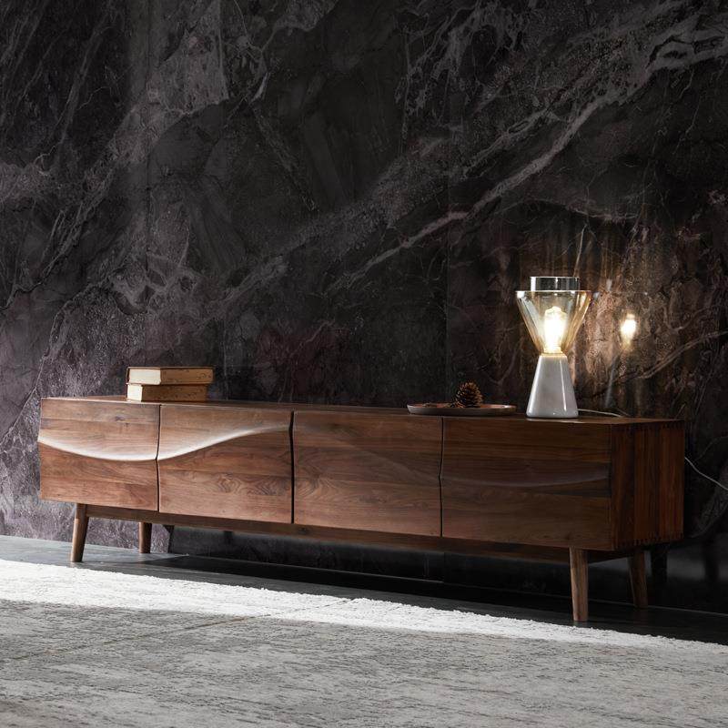 北欧全实木黑胡桃木电视柜斗柜轻奢置物柜客厅樱桃木收纳柜储物柜,电子元器件市场,其它元器件,淘宝优惠券,粉丝福利购,淘宝优惠卷