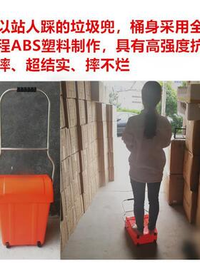 加环卫工具防兜塑WLA料防风簸箕撮斗收扫垃圾兜厚风带轮捡拾垃圾