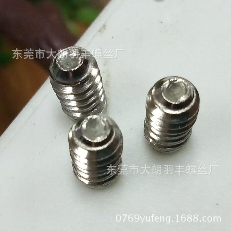 S米US34不锈钢英制美制内六角0DIN916凹机端紧定螺钉止付顶丝