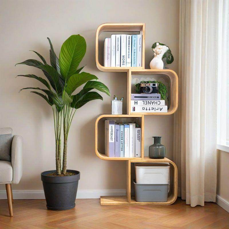 简书架落地收纳架移立无品牌/式多层书柜楠竹简约术动靠墙艺格子,饰品/流行首饰/时尚饰品新,DIY配件,淘宝优惠券,粉丝福利购,淘宝优惠卷