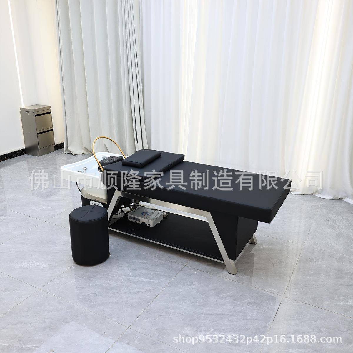 泰式头理发店发廊专用养生养发馆环按摩RXB头洗疗床床水循熏蒸冲