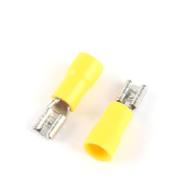 FDD5.5-18接7铜鼻子端头母预绝缘片接线D端子FD85772母预绝缘头